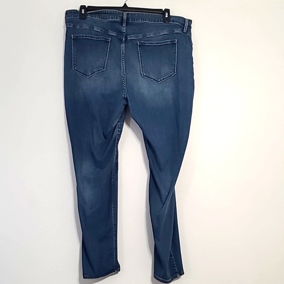 Skinny Denim Blue Jeans - Picture 3 of 4